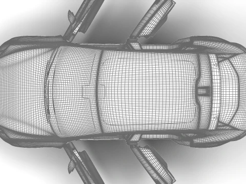 Polestar 4 2024 QG Modelo 3D