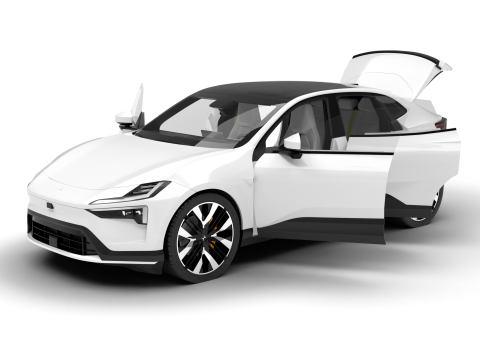 Polestar 4 2024 HQ 3Dモデル