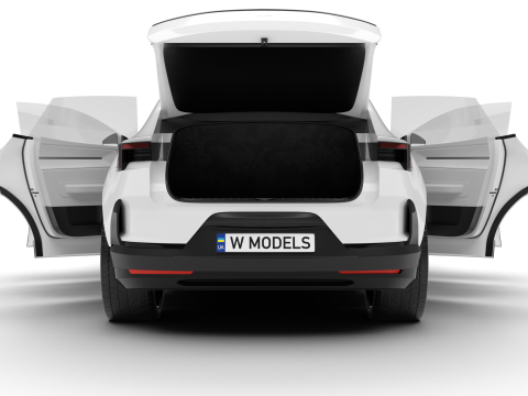 Polestar 4 2024 HQ 3Dモデル