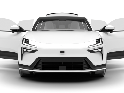 Polestar 4 2024 HQ 3Dモデル