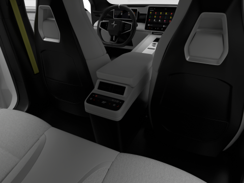 Polestar 4 2024 HQ 3Dモデル