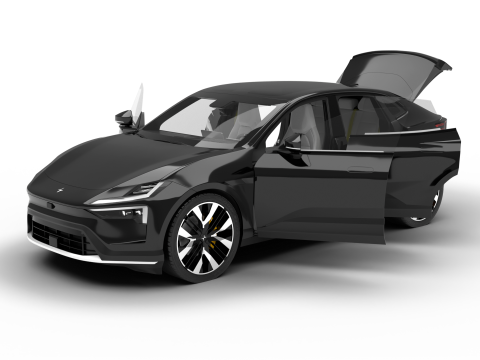 Polestar 4 2024 HQ 3Dモデル