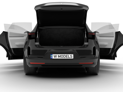 Polestar 4 2024 HQ 3Dモデル