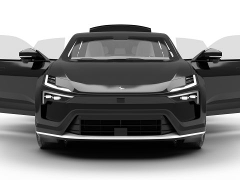 Polestar 4 2024 HQ 3Dモデル