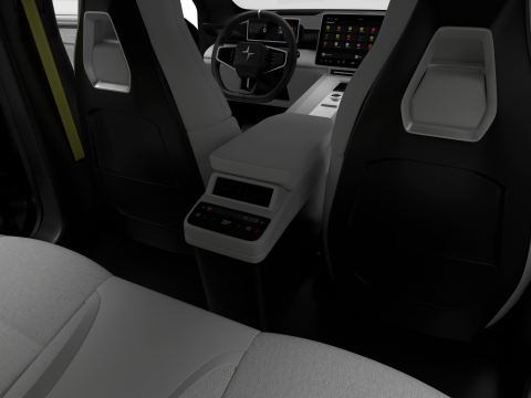 Polestar 4 2024 HQ 3Dモデル