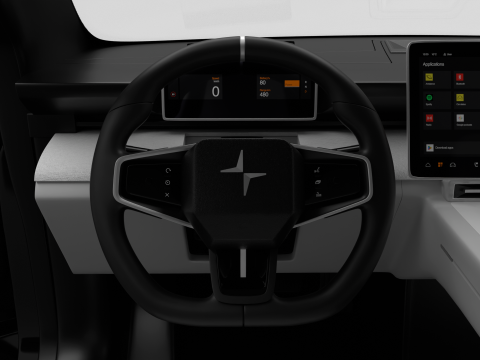 Polestar 4 2024 HQ 3Dモデル
