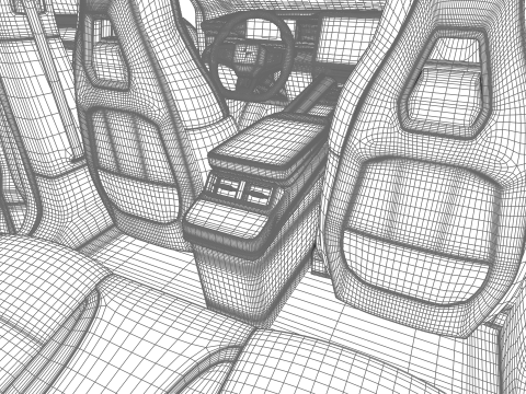 Polestar 4 2024 HQ 3Dモデル