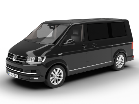 Volkswagen T6 Transporter 2019 3D Model