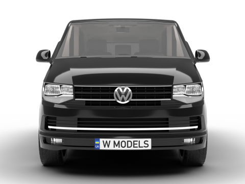 Volkswagen T6 Transporter 2019 3Dモデル