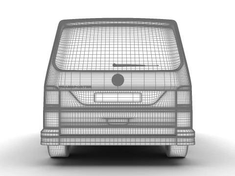 Volkswagen T6 Transporter 2019 Modelo 3D
