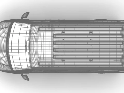 Volkswagen T6 Transporter 2019 Modelo 3D