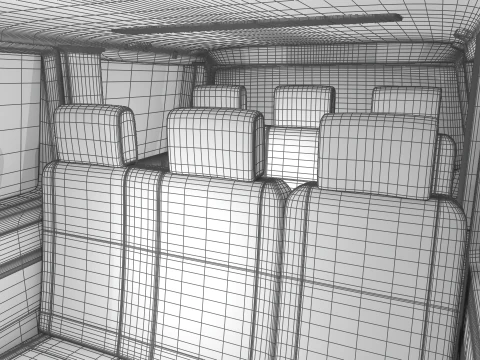 Volkswagen T6 Transporter 2019 Modelo 3D