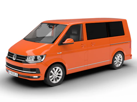 Volkswagen T6 Transporter 2019 р.в 3D Модель