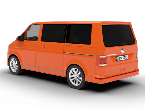 Volkswagen T6 Transporter 2019 3D Model