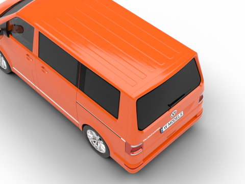 Volkswagen T6 Transporter 2019 Model 3D