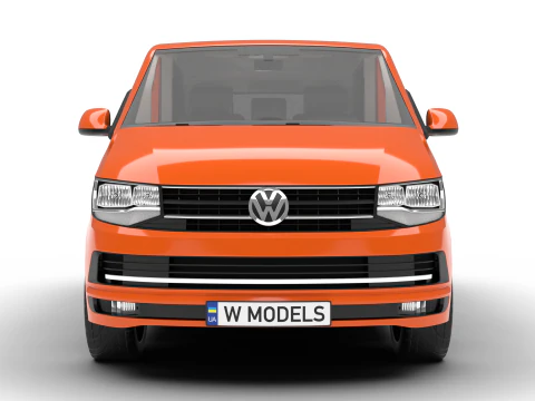 Volkswagen T6 Transporter 2019 3D Model
