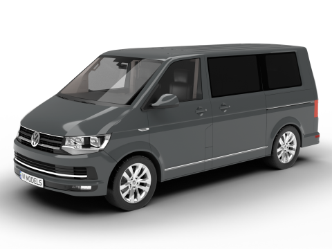 Volkswagen T6 Transporter 2019 3D Model
