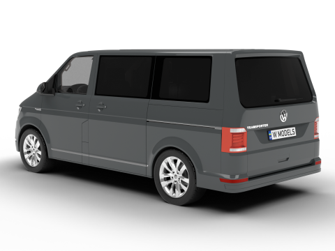 Volkswagen T6 Transporter 2019 Model 3D