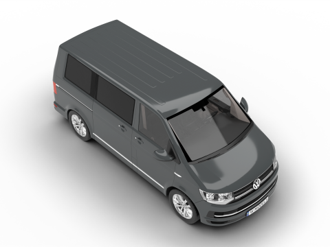 Volkswagen T6 Transporter 2019 Model 3D