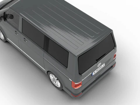 Volkswagen T6 Transporter 2019 3D Model