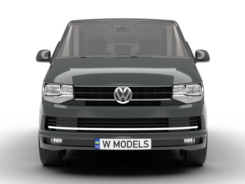 Volkswagen T6 Transporter 2019 Model 3D
