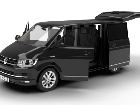 大众 T6 运输车 2019 总部 3D 模型