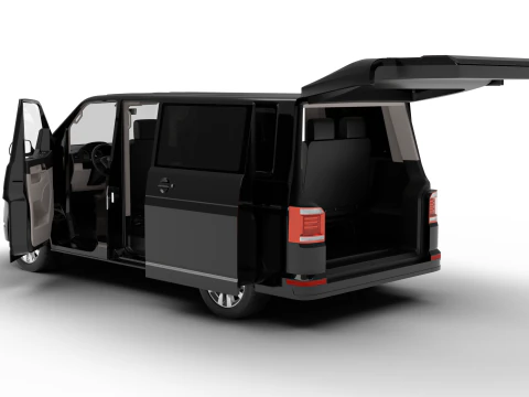 Volkswagen T6 Transporter 2019 HQ 3D Model