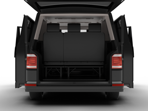 Volkswagen T6 Transporter 2019 HQ 3D 모델