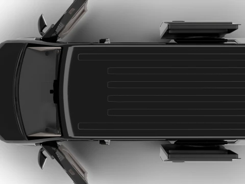 Volkswagen T6 Transporter 2019 HQ 3D Model