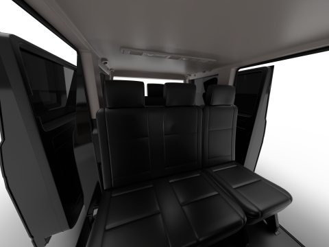 Volkswagen T6 Transporter 2019 HQ 3D 모델