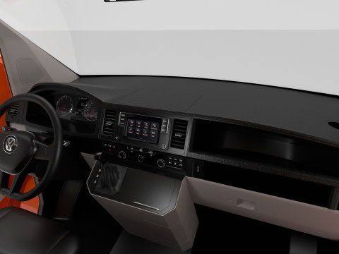 Volkswagen T6 Transporter 2019 HQ 3D Model