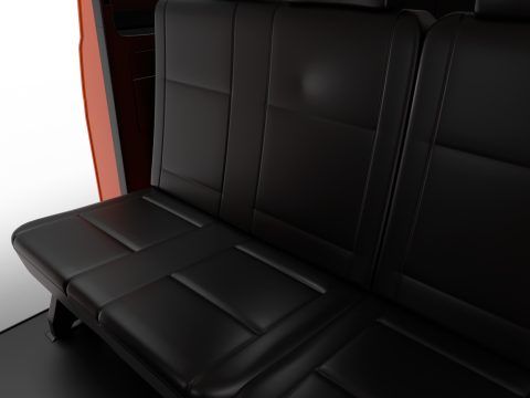 Volkswagen T6 Transporter 2019 HQ 3D Model