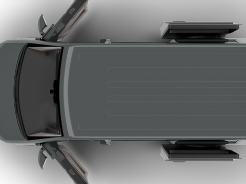 Volkswagen T6 Transporter 2019 HQ 3Dモデル