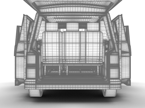 Volkswagen T6 Transporter 2019 HQ 3Dモデル