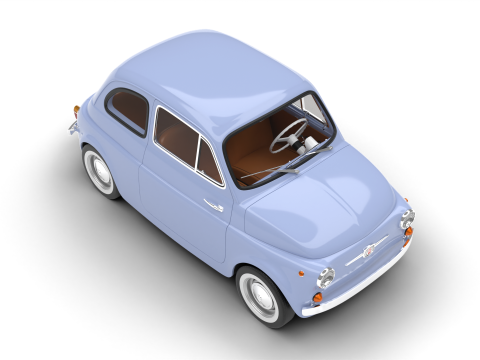 Fiat 500 1959 3D Model
