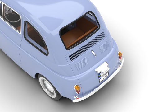 Fiat 500 1959 3D Model