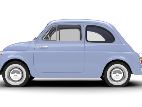 Fiat 500 1959 3D Model