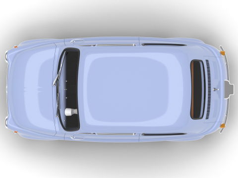 Fiat 500 1959 3D Model