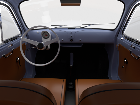 Fiat 500 1959 3D Model