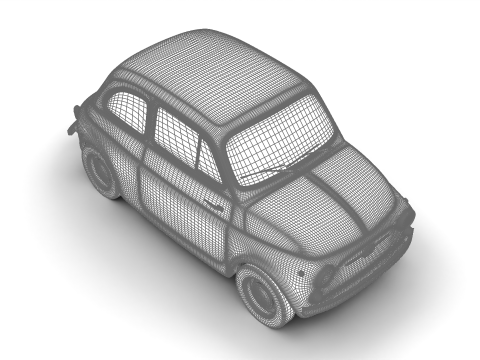 Fiat 500 1959 3D Model