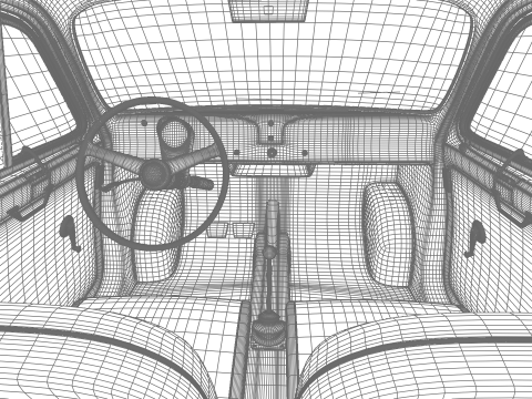 Fiat 500 1959 3D Model