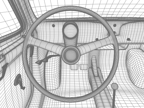 Fiat 500 1959 3D Model