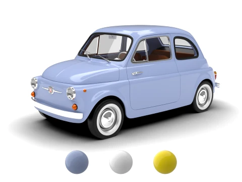 Fiat 500 1959 3D Modell