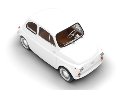 Fiat 500 1959 3D 모델