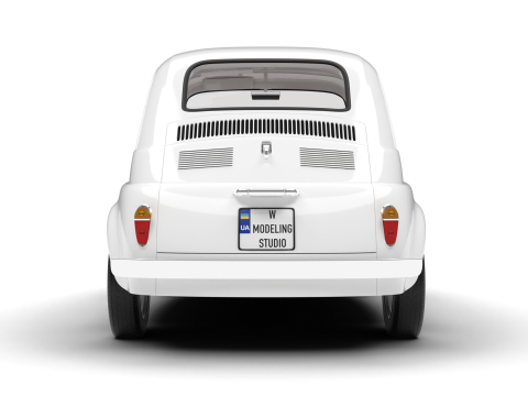 Fiat 500 1959 3D 모델