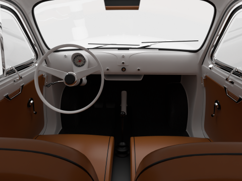 Fiat 500 1959 3D 모델