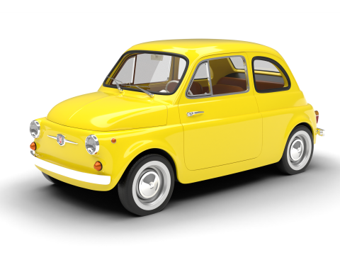 Fiat 500 1959 3D Модель