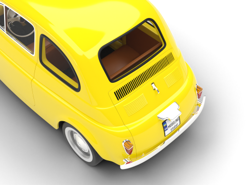 Fiat 500 1959 3D Model