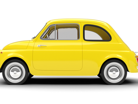 Fiat 500 1959 3D Model