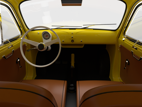 Fiat 500 1959 3D Model